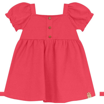 Brandili - Vestido con mangas para bebé | Coral