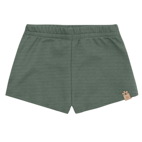 Brandili - Conjunto floral para niña | verde musgo