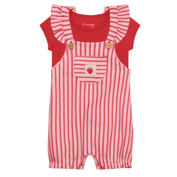 Brandili - Conjunto para niña | Overol Rojo