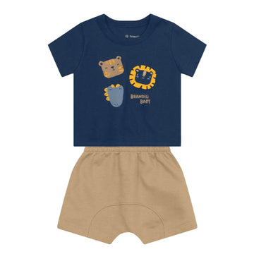 Brandili - Conjunto animales de selva | azul