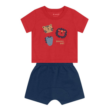 Brandili - Conjunto animales de selva | rojo