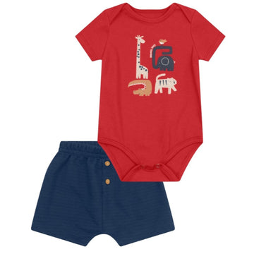 Brandili - Conjunto para bebé Selva | Rojo