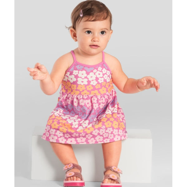 Brandili - Vestido floreado | morado