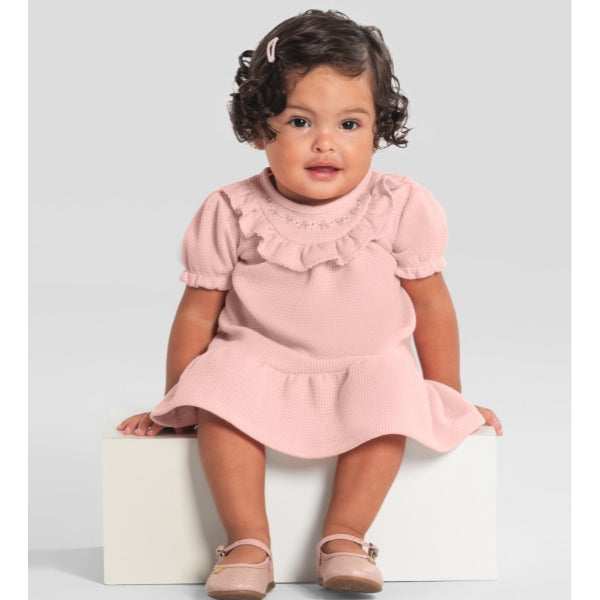 Brandili - Vestido con paletones | rosa