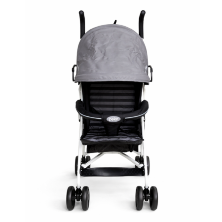 Peke - Coche paraguas | gris a rayas