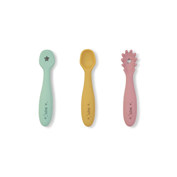 Saro - Set de 3 cucharas | rosa