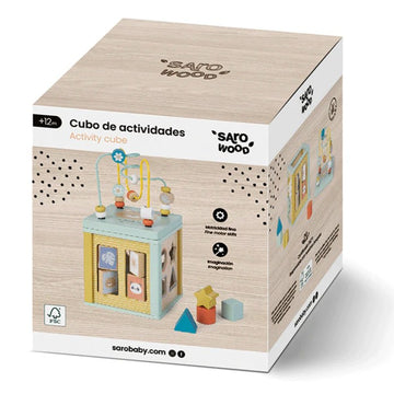 Saro - Cubo de actividades | Madera
