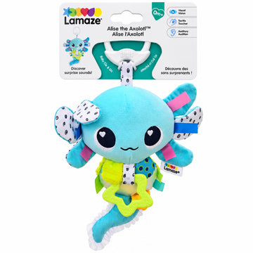Lamaze - Peluche Sensorial Ajolote con Mordedor