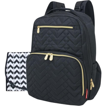 Fisher Price- mochila pañalera color negro