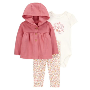 Carter´s - Cardigan set | rosa floral