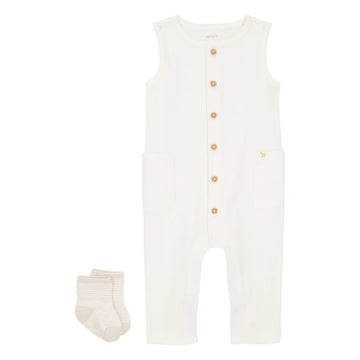 Carter´s - Conjunto de 2 piezas con Jumpsuit y calcetines