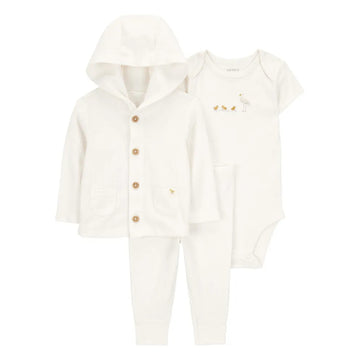 Carter´s - Conjunto de 3 piezas con cárdigan