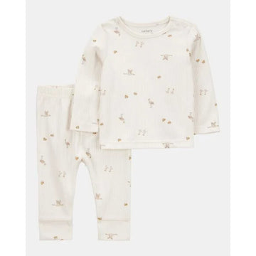 Carter´s - Conjunto de 2 piezas de camiseta y pantalón de manga larga