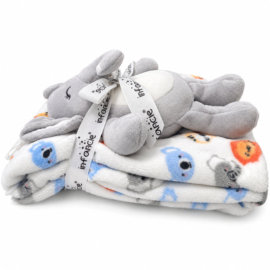 Cobija con peluche | Elefante