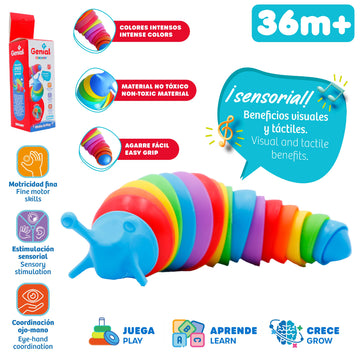 Genial - Juguete de babosa | Sensorial