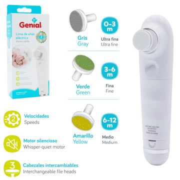 Genial - Lima de uñas electrica