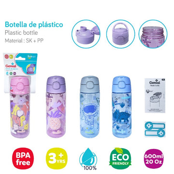 Genial - Botella de plástico | surtido