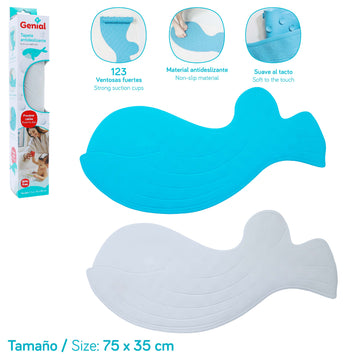Genial - Tapete antodeslizante para baño