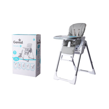 Genial - Silla de comer 5 en 1 color gris