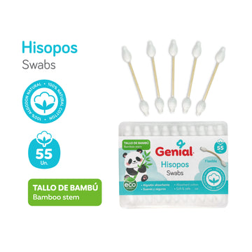Genial - Hisopos De Algodón para bebé