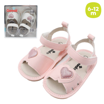 Genial -Sandalias para niña | rosa o blanco
