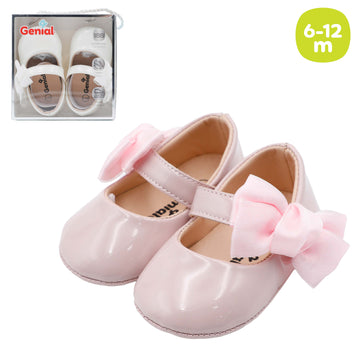 Genial - Zapatilla | rosa o blanco con chonga