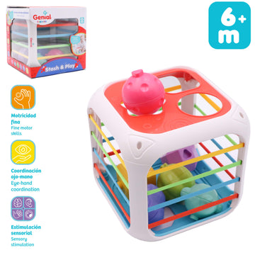 Genial - Actividad Cube Bin de aprendizaje temprano