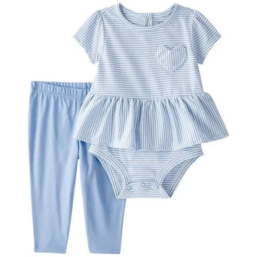 Carter´s - Conjunto de body y pantalón a rayas