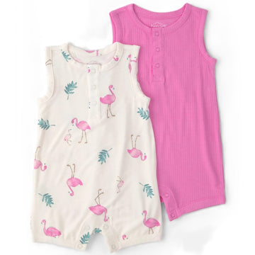 Carter´s -  2 mamelucos sin mangas PurelySoft | Flamingo