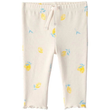 Carter´s - Pantalones de canalé color limón