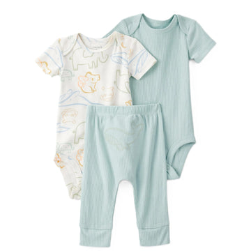 Carter´s - Conjunto de 3 piezas para bebé: body y pantalón