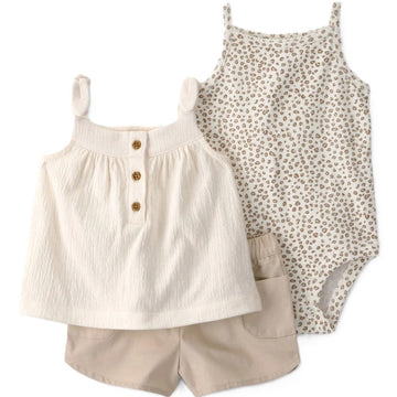 Carter´s - Conjunto de 3 piezas para bebé niña