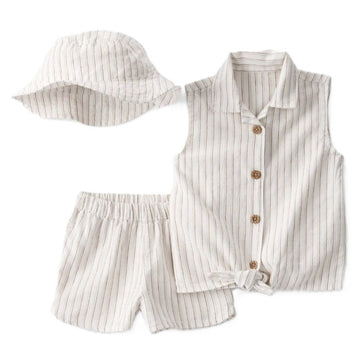Carter´s - Conjunto de 3 piezas para bebé niña | gorro
