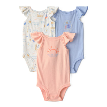 Carter´s - Conjunto de 3 bodys de manga corta