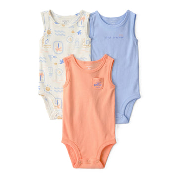 Carter´s - Paquete de 3 bodys sin mangas