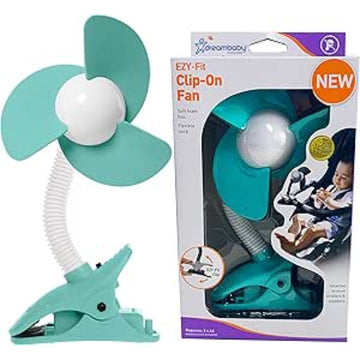 Ventilador ajustable con clip y aspas de espuma