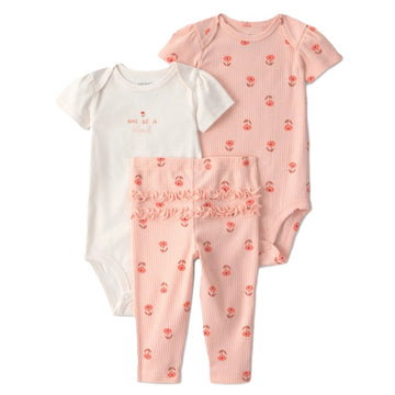 Carter´s - Conjunto 3 piezas para niña | Flores