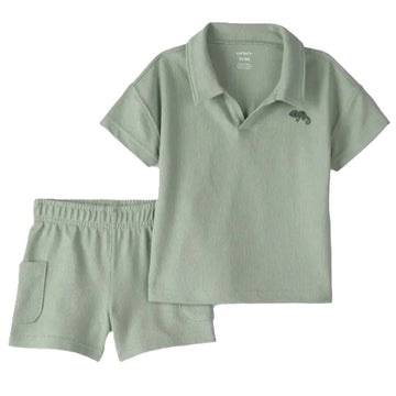 Carter´s - Conjunto para niño playero | verde claro