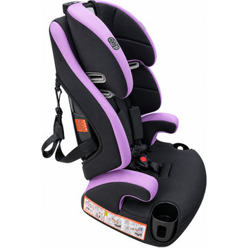 Graco - Booster con Arnés de Seguridad y Portavasos | morado