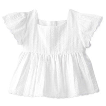 Oshkosh - Camisa para niña | blanca