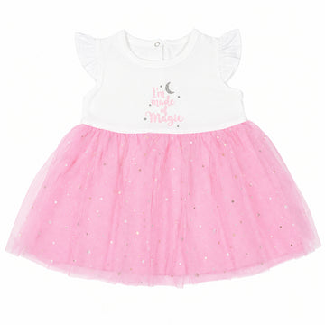 B4baby - Vestido rosa con camisa