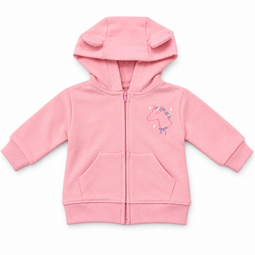 B4Baby - Sueter con gorro | Rosa