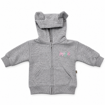 B4Baby - Sueter con gorro | Gris