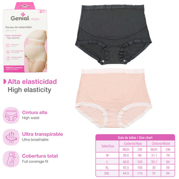 Genial - Panties para maternidad