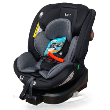 Born - Asiento de Auto Käppa Plus ISOFIX | gris y negro