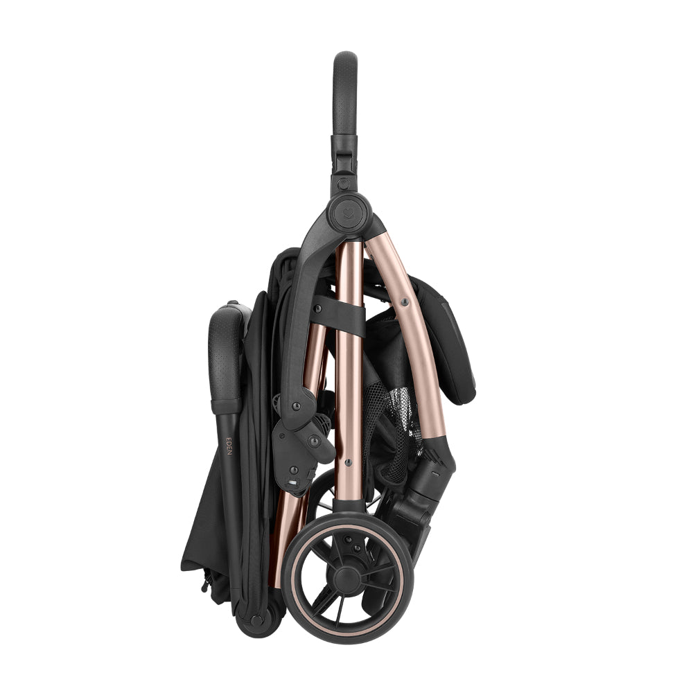 Kikkaboo - Cochecito plegable automático | negro