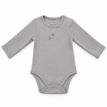 B4Baby - Body manga larga | Gris