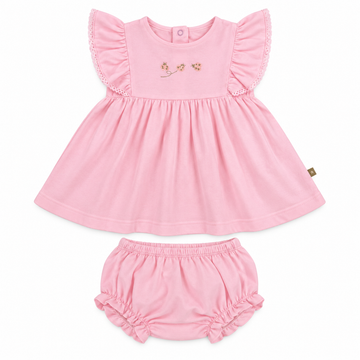 B4Baby - Set vestido para niña | rosa