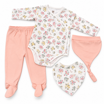 B4Baby - Conjunto 4 piezas | Flores