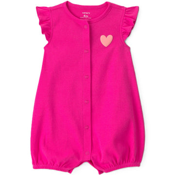 Carter´s - Romper rosado con estampado de corazón